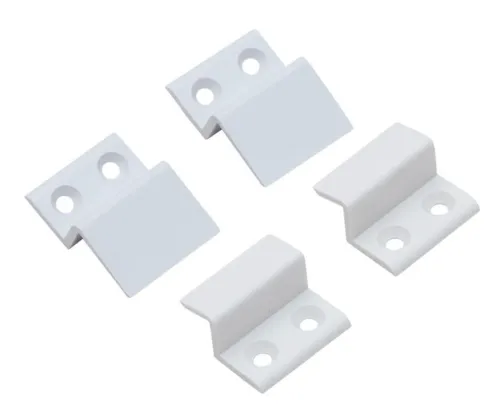 Крепежный уголок СКОБЯНОЙ для москитной сетки, белый, 4шт