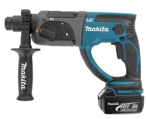 Перфоратор Makita DHR202RF, бесщеточный, Li-Ion 3Ач, 18В, 1.9Дж