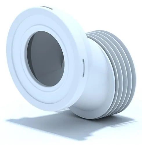 Манжета для унитаза Анипласт, полипропилен, белая, 40мм