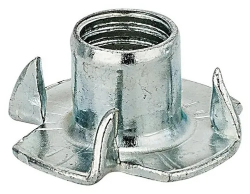 Гайка мебельная Element, сталь, М4, 10шт, 111210