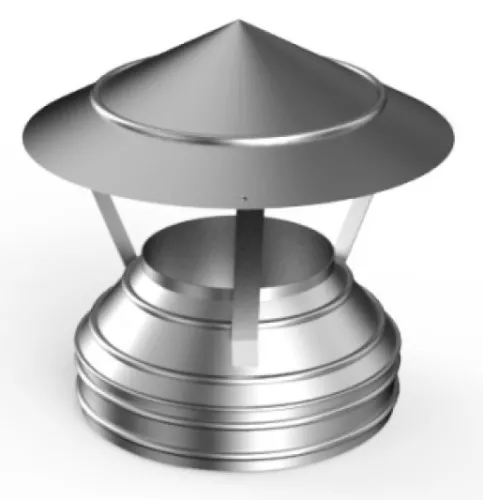 Оголовок для дымохода Сталь Мастер, нержавеющая сталь, 32409