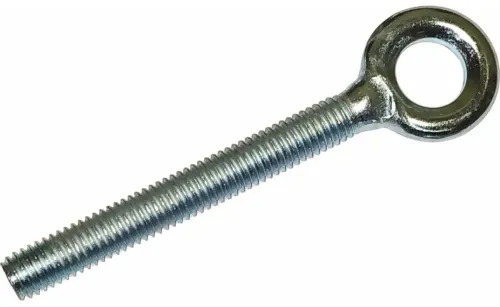 Винт MIXTON / Микстон метрический с кольцом оцинкованный, стальной, серый, 8×80мм, 1шт. / крепеж