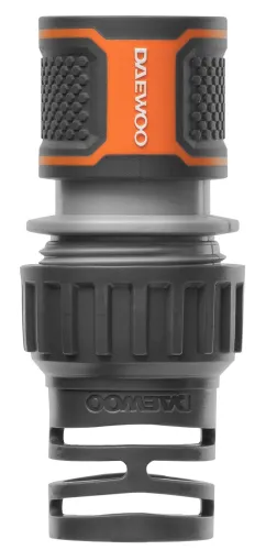 Коннектор для шланга DAEWOO / Дэу DWC 2019 с удлиненным хвостовиком, из ударопрочного ABS пластика, 3/4 и 5/8дюйм / дом и сад