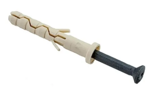 Дюбель-гвоздь Стройбат гриб 6×40мм, 18шт, нейлоновый