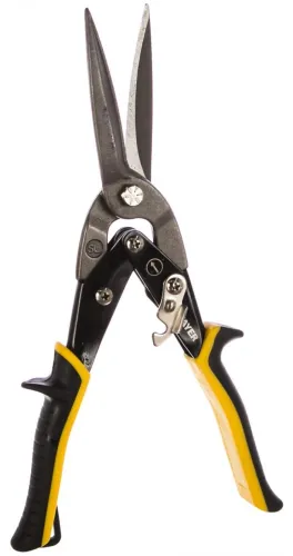 Ножницы по металлу Stayer / Стайер COBRA прямые удлиненные, с двухкомпонентной рукояткой, хромованадиевая сталь, длина 290мм / режущие и пильные инструменты