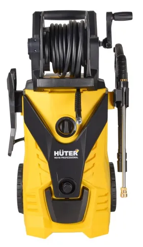 Мойка высокого давления Huter / Хутер W210i PROFESSIONAL электрическая, цвет желтый, 230В, 145бар, 450л/ч, 2600Вт / оборудование