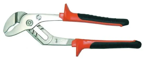 Клещи переставные Центроинструмент c двухкомпонентными рукоятками, из инструментальной стали, цвет серый, захват 55мм, длина 250мм / инструменты