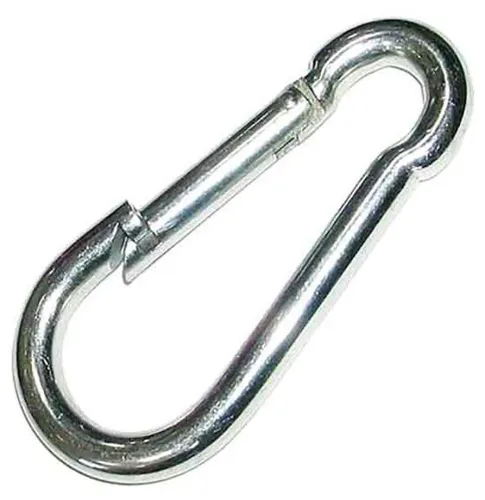 Карабин MIXTON диаметр 5мм усиленный оцинкованный