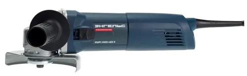 Шлифмашина угловая Энгельс УШМ 1400-125 Р сетевая, посадочный диаметр 22.23мм, М14, диск 125мм, 230В, 11500об/мин, 1400Вт / болгарка