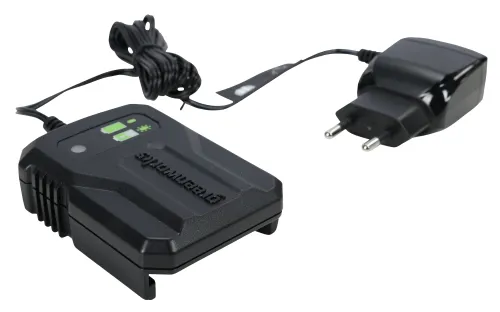 Зарядное устройство Greenworks / Гринворкс G24UC2 для инструмента, быстрое, слайдер, для одного аккумулятора, в пластиковом корпусе, Li-Ion, 2А, 24В / зарядник
