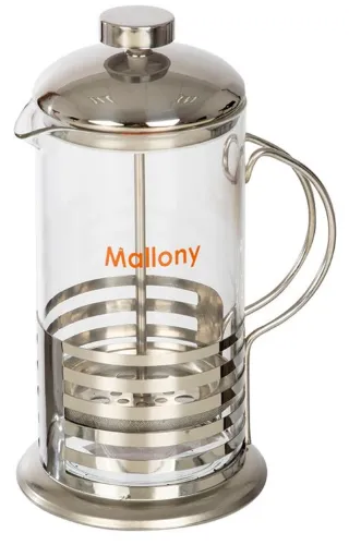 Чайник заварочный Mallony PRIMO 600мл стекло/сталь 007222