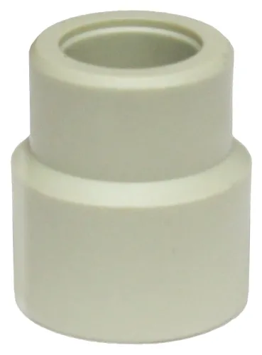 Муфта переходная FV-Plast / ФВ-Пласт внутренняя-наружная, полипропиленовая, серая, диаметр 32×25мм / фитинги