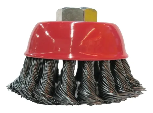 Щетка крацовка ORIENTCRAFT / Ориенткрафт для МШУ, чашка, витая стальная, 75мм / инструменты