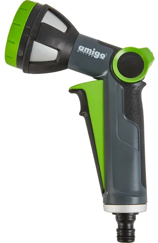 Пистолет для полива Amigo 8 режимов, регулировка интенсивности