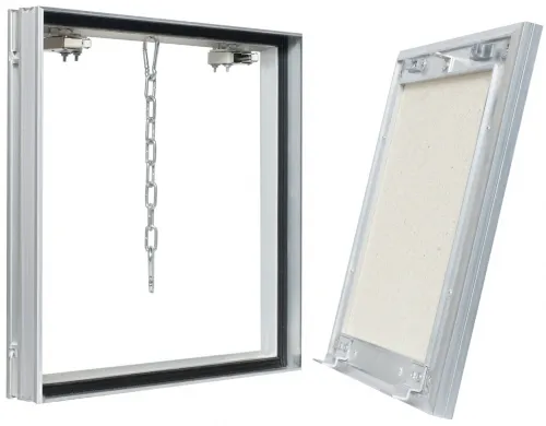 Ревизионный люк Делайт нажимной, серый, 40×20см, АРС0004020