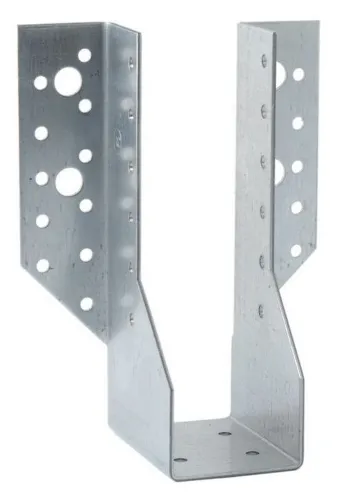 Крепление балки Rock Solid Connection / Рок Солид Конекшн раскрытое, из оцинкованной стали, размером 51х165х2мм / крепеж