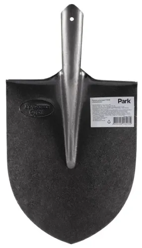 Лопата штыковая PARK / Парк Американка без черенка, из рельсовой стали, 40см / садовый инструмент