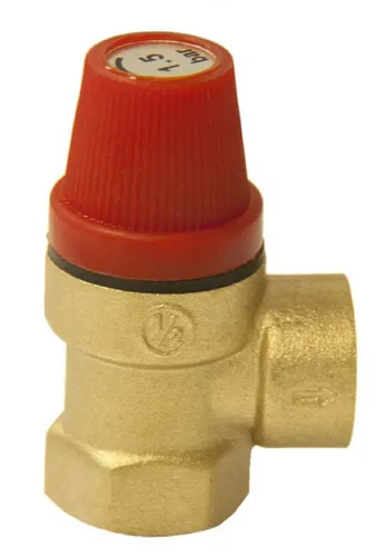 Клапан предохранительный СТМ / СТМ CRVP1F12 гайка-гайка, из латуни и пластика, 1.5бара, 1/2дюйма / водоснабжение