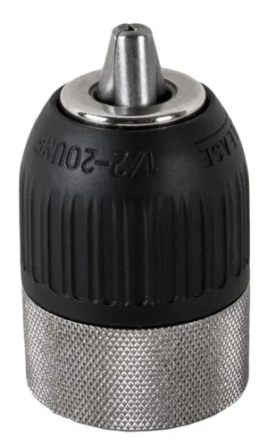 Патрон для дрели Практика сверлильный быстрозажимной усиленный, хвостовик 2мм, посадочное отверстие 1/2-20UNF / инструменты, оснастка