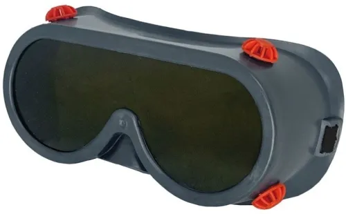 Очки защитные USP / УСП №5 закрытые для защиты при газосварочной работе, из поликарбоната, черные / строительство и ремонт