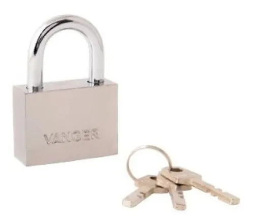 Замок навесной Vanger PD-30-40 дисковый чугунный, 3 ключа