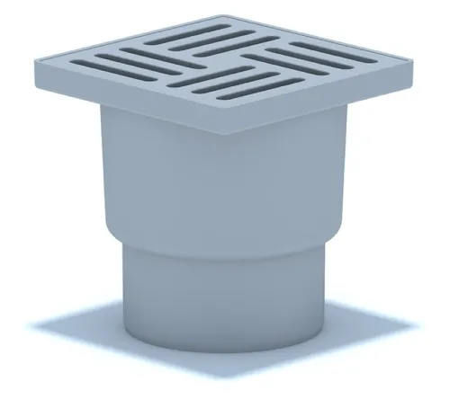 Трап для душа Анипласт 110, вертикальный слив, пластик, 15х15см