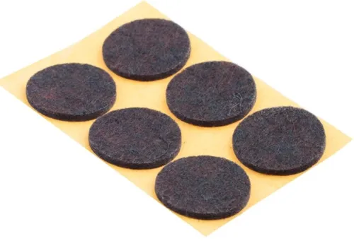 Накладки Element черные фетровые 30мм, арт. 5750623/123260, 6шт.