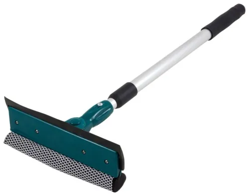 Стеклоочиститель Рыжий кот WS-06-F щетка, с телескопической ручкой, из алюминия, пластика и резины, 780мм / инвентарь для уборки