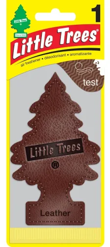Ароматизатор автомобильный Little Trees / Литтл Трис Ёлочка Leather подвесной, кожа / автотовары