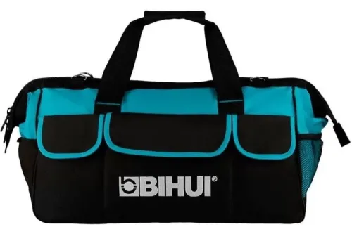 Сумка для инструментов BIHUI / Бихай TBD20 износостойкая, из полиэстера, черная, 510×300х260мм / оборудование для мастерской