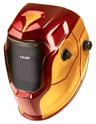 Маска сварщика WELDER Vision Ф9 Железный человек, экран 100х60мм