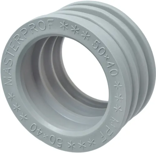 Манжета для унитаза Masterprof, ИС.131771, резина, серая