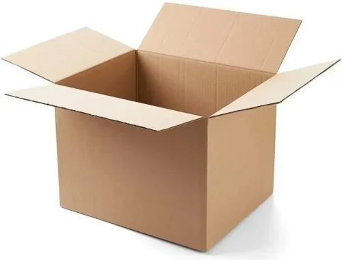 Коробка для хранения гофрокороб, картонная, бежевая, 60х40х40см / товары для дома
