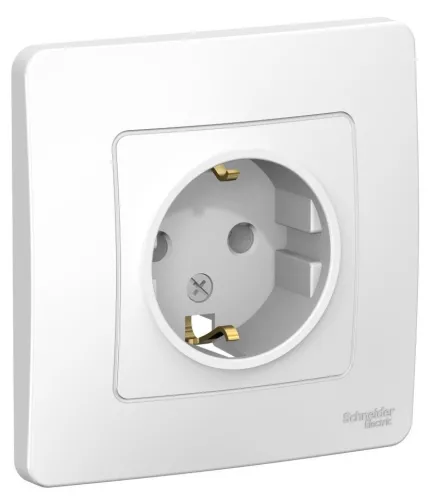 Розетка Schneider Electric Blanca BLNRS001011, 1-местная, белая, 16А