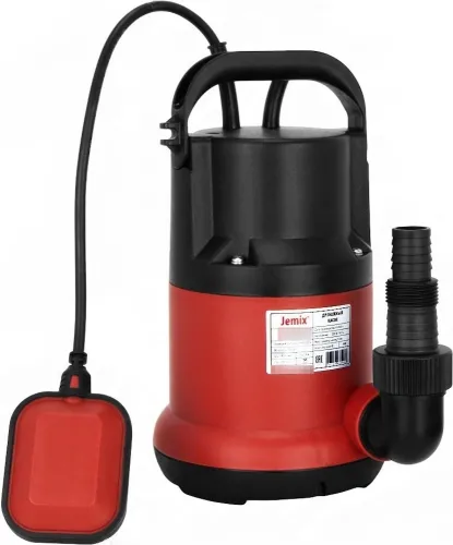 Дренажный насос Jemix / Джемикс GP-550 погружной, в пластиковом корпусе, 160л/мин, 8 метров, 220В, IP68, 550Вт / дом и сад