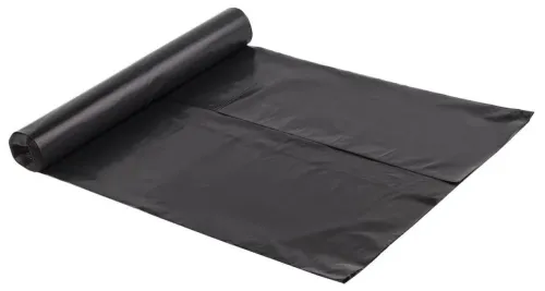 Мешки для мусора Идеал Стройка повышенной прочности, из ПВД, черные, 120л, в рулоне 10шт. / хозяйственные товары