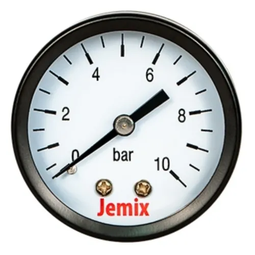 Манометр Jemix XPS-S-10, механический, 10бар, 1/4 дюйм
