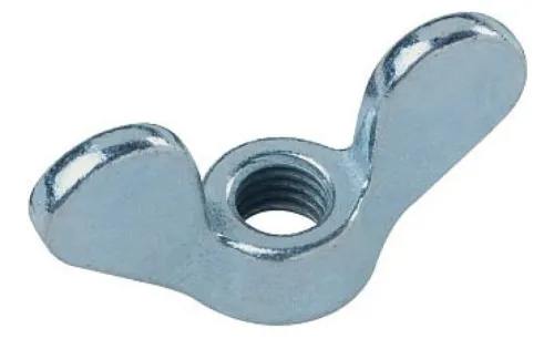 Гайка MIXTON / Микстон барашковая, из оцинкованной стали, М8, 4шт. / крепеж