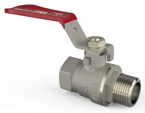 Кран шаровый V&G Optima 3/4" серый VG-101202
