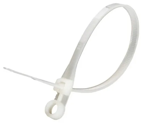 Хомут стяжка MIXTON с монтажным отверстием, нейлон, 4.8×200мм, 100шт