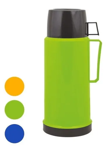 Термос Mallony / Маллони для пищевых жидкостей, из стекла и пластика, 1л / термопосуда