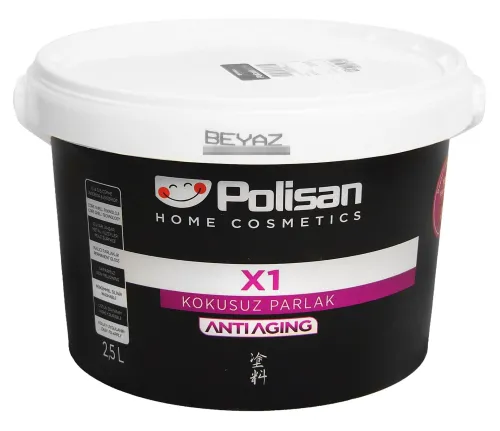 Эмаль Polisan X1 Anti Aging Kokusuz Parlak акриловая 2.5л