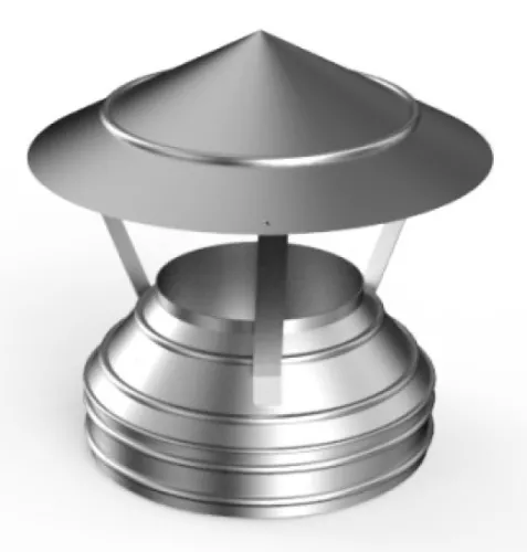 Оголовок Сталь Мастер для дымохода, 115/200мм, артикул 32407