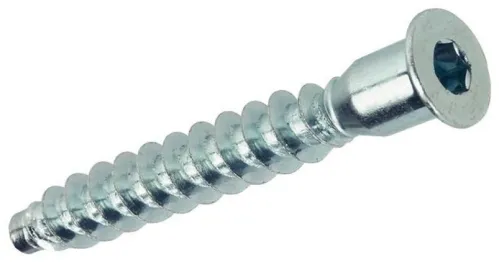 Мебельная стяжка MIXTON Element евровинт, сталь, серый, 7х50мм, 50шт