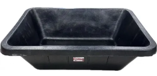 Ведро строительное DLT RUBTRAY гибкое пластиковое черное 40л