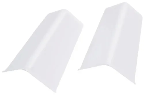 Угол наружный для плинтуса MIXTON / Микстон для декорирования стыка, из ПВХ, белый, 70мм, 2шт. / отделочные материалы