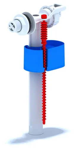 Арматура для унитаза АНИпласт с боковой подводкой, из пластика, белый, 1/2дюйма / сантехника