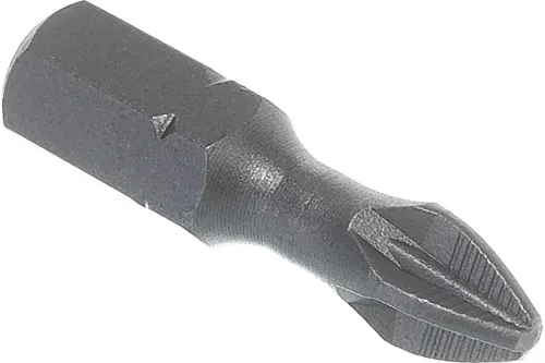 Бита Quadro Torsion / Квадро Торсион торсионная, для шуруповерта, магнитная, из стали, PZ2, 25мм, 2шт. / инструменты