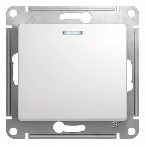 Выключатель Schneider Electric GLOSSA GSL000113 белый, 250В, 10А, IP20