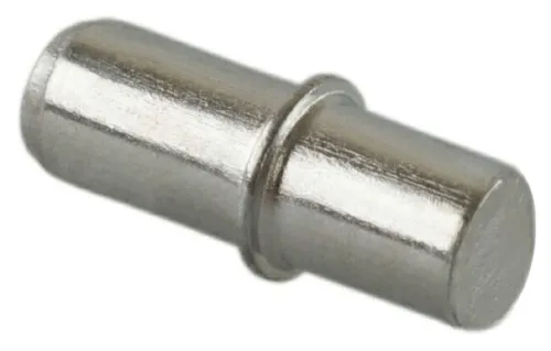 Держатель для полки из оцинкованного никеля, серый, 5х16мм, 12шт. в упаковке / фурнитура для мебели, полкодержатель